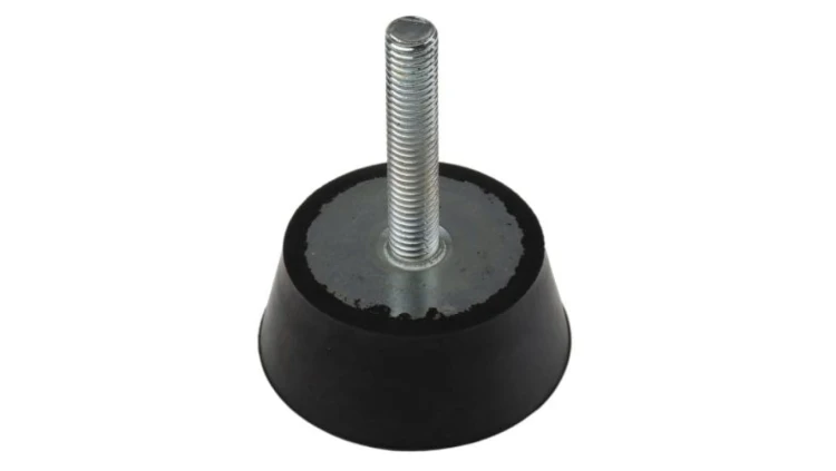 Mocowanie antywibracyjne, M8, Ø 46mm, 40, materiał: Guma naturalna 60 Shore A, RS PRO