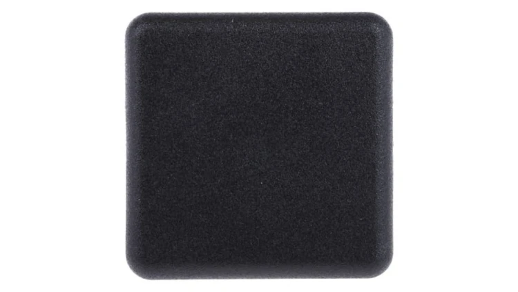Zaślepka Zatyczka, kolor: Czarny, 30 x 30 mm, 6mm
