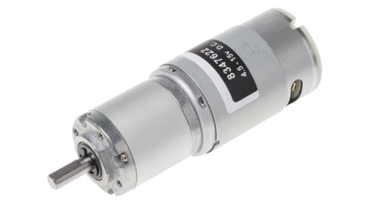 Motoreduktor DC, 1.42 A, 12 W, 60 obr./min, 98 Ncm, RS PRO