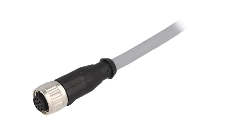 Złącze M12 żeńskie proste 7,5m 12pin 21348500C79075