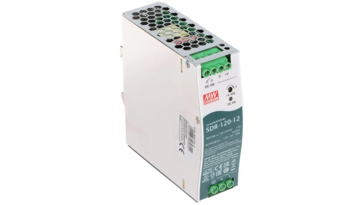 Zasilacz impulsowy 12V DC 10A SDR-120-12