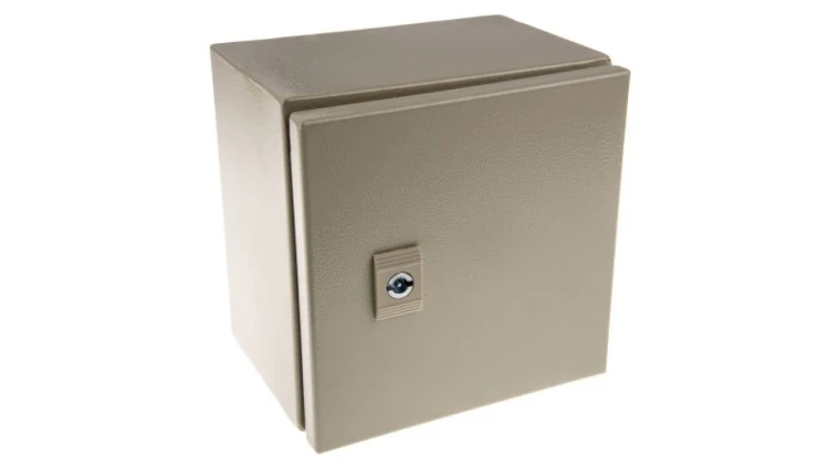Szafka ścienna rozdzielcza RAL 7032, materiał: Stal, IP66, 200 x 200 x 150mm, RS PRO