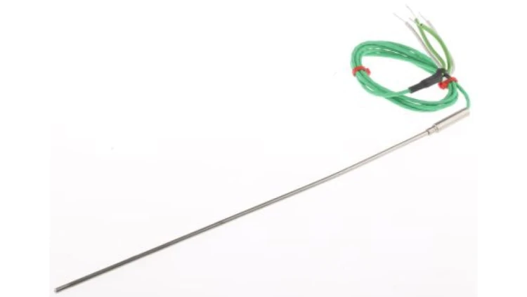 Termopara typ K do +1100C 250mm kabel 1m, Stal nierdzewna IEC