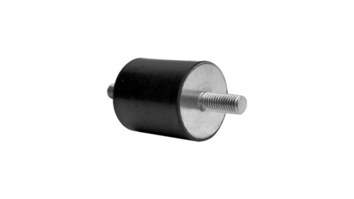Nóżka z gwintem, M10, Ø 40mm, materiał: Guma naturalna 45Shore A, RS PRO