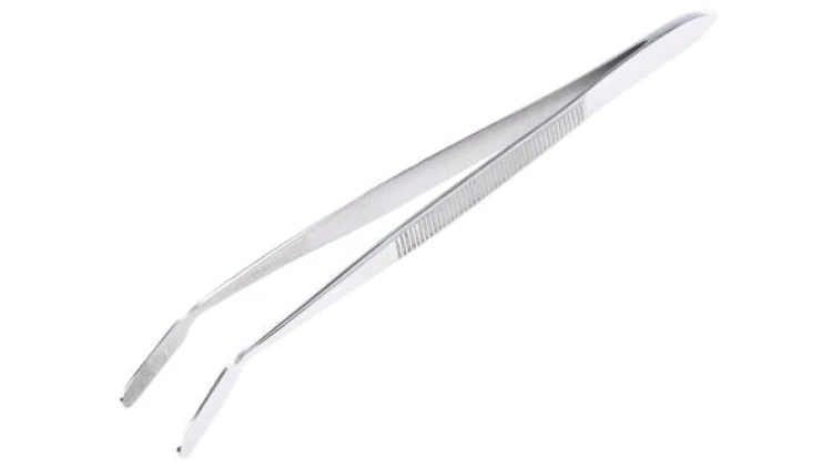Pęseta, dł. 150, materiał: Stal nierdzewna, RS PRO