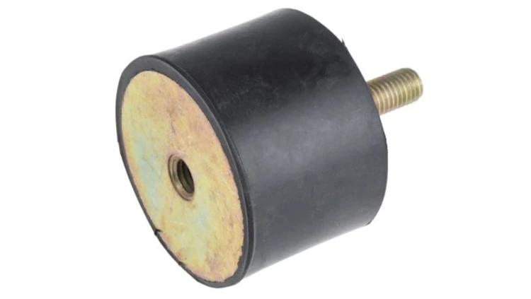Mocowanie antywstrząsowe, M12, Ø 70mm, materiał: Guma naturalna 60Shore A, RS PRO