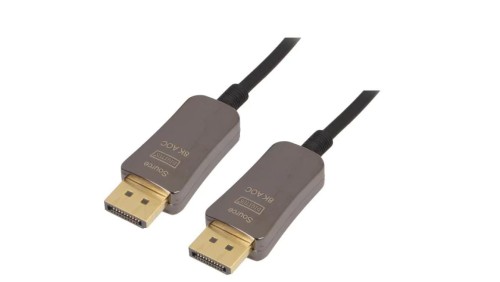 AK-340107-150-S Kabel DisplayPort 1.4,HDCP optyczny 15m