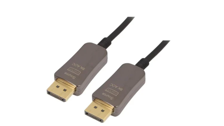 AK-340107-150-S Kabel DisplayPort 1.4,HDCP optyczny 15m