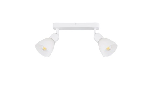 Spot na listwie 2xE14 w kolorze białym MALTA 2 LP-877/2W WH Light Prestige