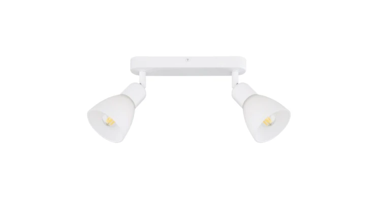 Spot na listwie 2xE14 w kolorze białym MALTA 2 LP-877/2W WH Light Prestige