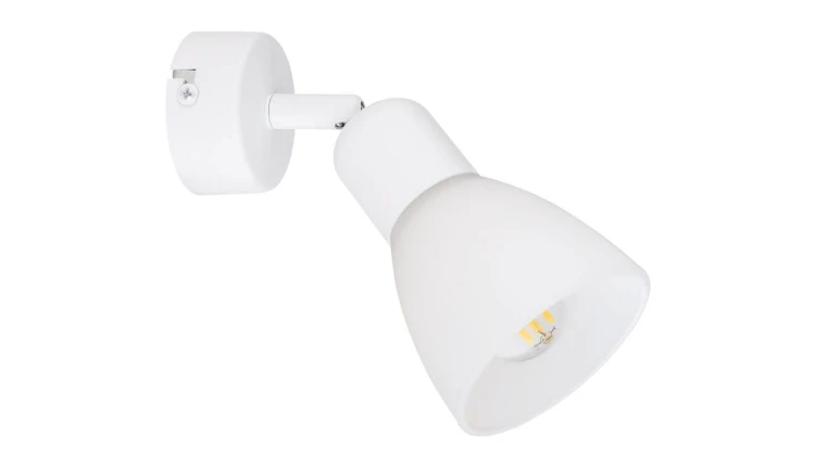 Spot reflektorek w kolorze białym na E14 MALTA 1 LP-877/1W WH Light Prestige