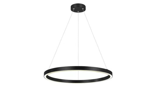 Lampa wisząca śr. 60cm MIDWAY Triangle LP-033/1P S BK Triangle Light Prestige