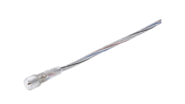 Wtyk DC hermetyczny Clear RGB 4-pin 22awg