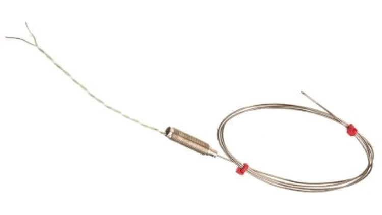 Termopara typ K do +750C 1m kabel 100mm, Inconel 600 IEC