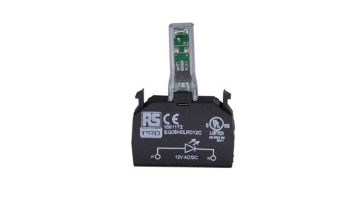 Moduły podświetlające styków, 24 V AC/DC, LED, kolor: Czerwony, RS PRO