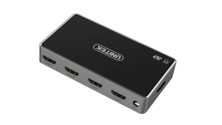Splitter HDMI 1.4b Rozgałęźnik 1x wejście / 4x wyjście 4K@30 Ultra HD UNITEK V1109A