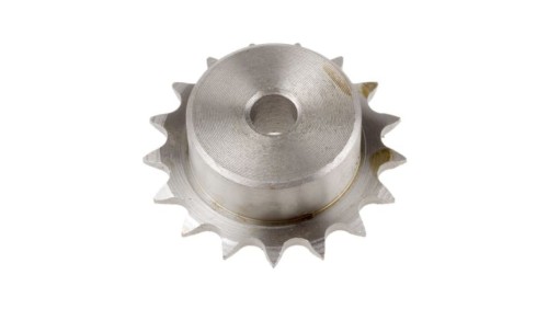 Koło łańcuchowe drabinkowe, 17 zębów, 05B-1, Pilot, śr otworu: 12mm, śr toczna: 51.83mm, Stal