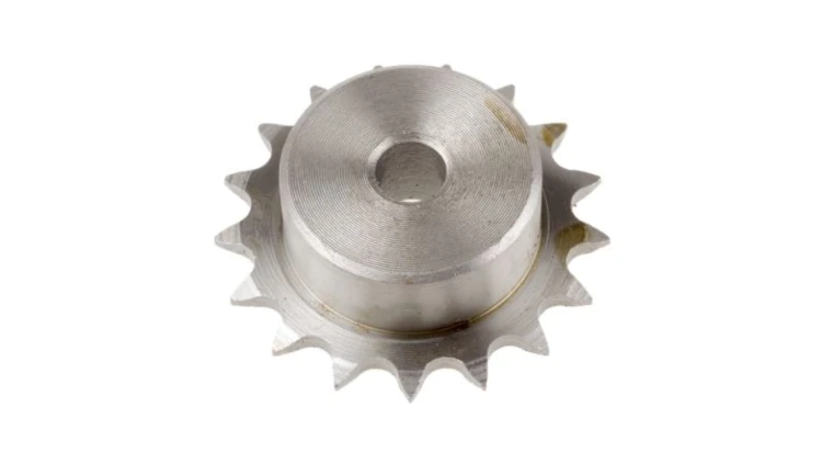 Koło łańcuchowe drabinkowe, 17 zębów, 05B-1, Pilot, śr otworu: 12mm, śr toczna: 51.83mm, Stal