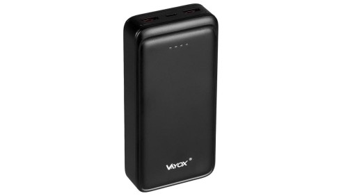 Powerbank 20000 mAh wejście USB-C wyjście 2xUSB-A + USB-C 5V 3A czarny VA0341 Vayox