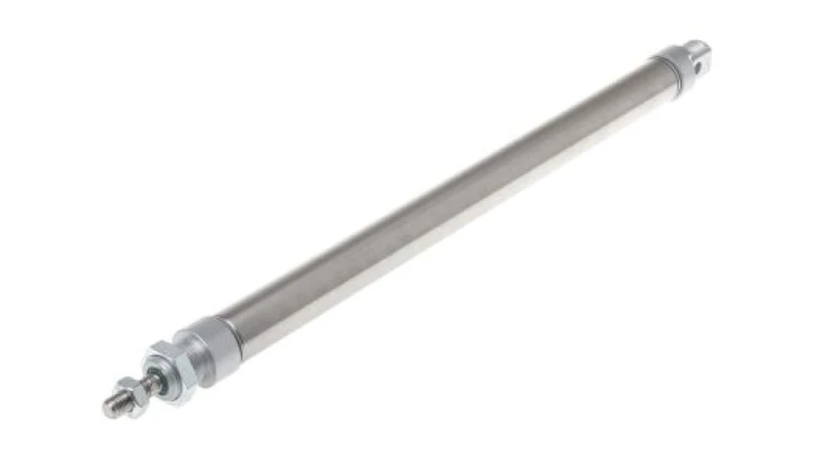 Siłownik dwustronnego działania ISO 6432 Ø 25mm, skok 320mm RS PRO