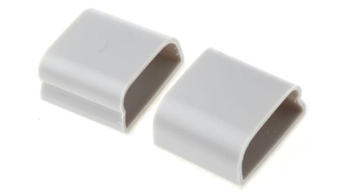 Spinka do kabli Zacisk do kanału, 9.5mm, materiał: PVC, Samoprzylepny, 28.5 x 25.4 x 13.8mm, RS PRO