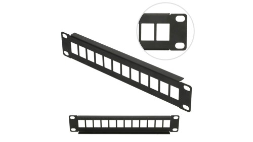 Patchpanel Modularny, 12 portów Extralink 12 Portów 10