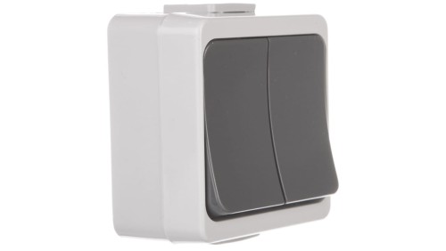 JANTAR-bis Łącznik świecznikowy n/t IP44 szary WNT-2J-b