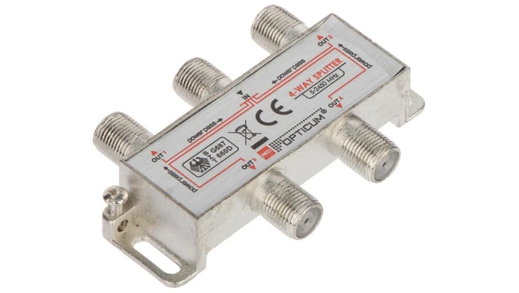 ROZGAŁĘŹNIK RI-4/1F-SAT-OPTI OPTICUM