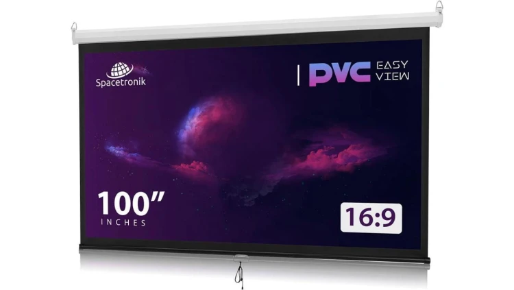 Ekran projekcyjny zwijany ręcznie 100iquot/br 16:9