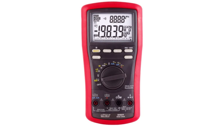 Multimetr TRMS 4 1/2 cyfry VFD i Hz BeepLit ACV 20kHz Brymen BM839