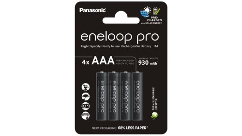 Akumulator NiMH R03 / AAA 930mAh 1,2V Eneloop PRO BK-4HCDE/4BE (4 szt.)