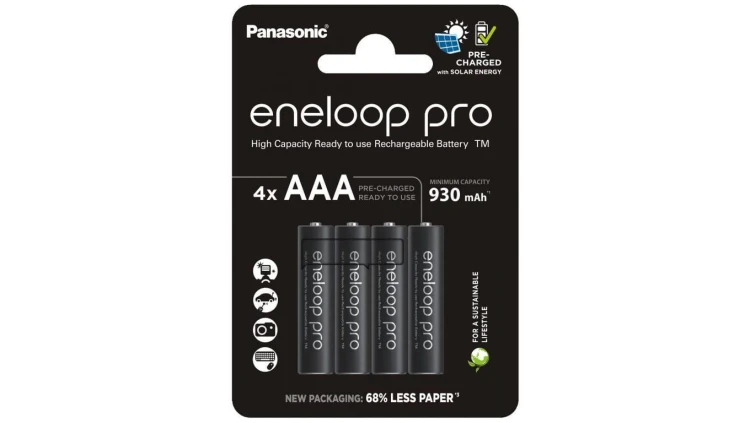Akumulator NiMH R03 / AAA 930mAh 1,2V Eneloop PRO BK-4HCDE/4BE (4 szt.)