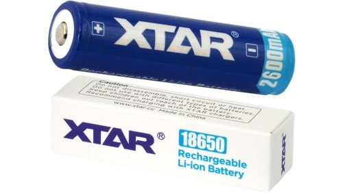 Akumulator Li-Ion 18650 3,7V Xtar 2600mAh z zabezpieczeniem