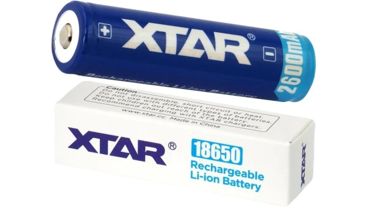 Akumulator Li-Ion 18650 3,7V Xtar 2600mAh z zabezpieczeniem