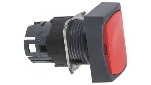 ZB6DA4 Przełącznik przyciskany 16mm Poz.stab 1 czerwony Poz 2