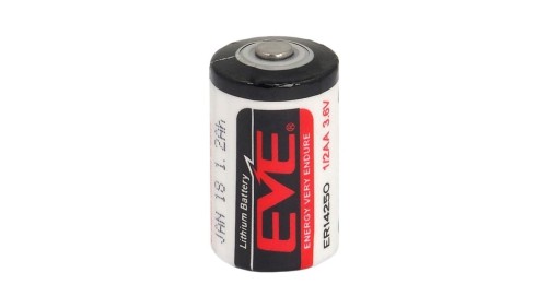 Bateria litowa LiSOCl2 1/2 AA 3,6V EVE ER14250 / LS14250