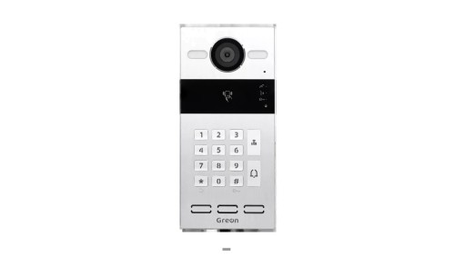 GREON IP GR-OS10-K Panel zewnętrzny wideo natynkowy, klawiatura mechaniczna, czytnik RFID 125kHz/13,56MHz, PoE, 2 przekaźniki