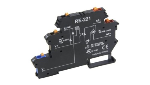 Transoptor, montaż: Szyna DIN, wejście: LED, 61,7 x 91 x 6,2 mm, -25 → +60C