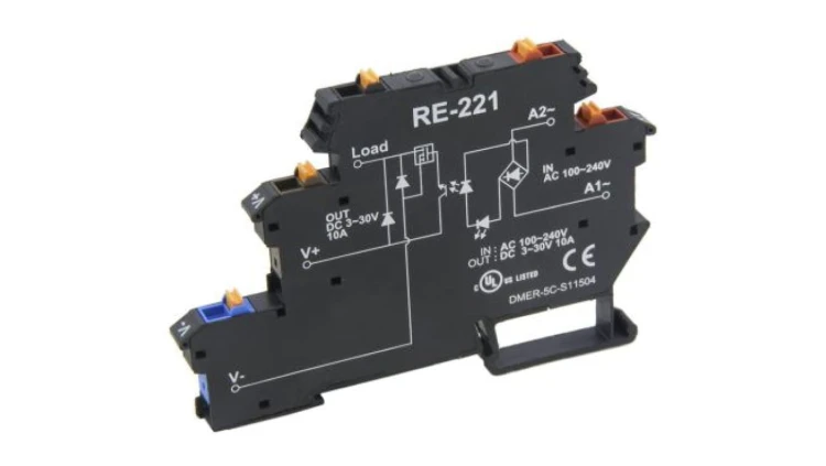 Transoptor, montaż: Szyna DIN, wejście: LED, 61,7 x 91 x 6,2 mm, -25 → +60C
