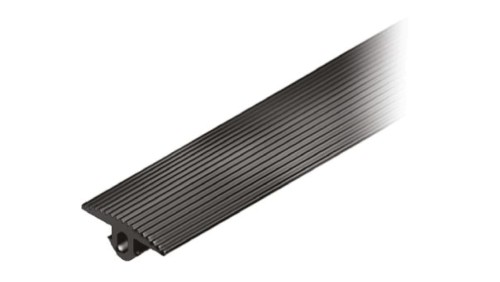 Pasek zasłaniający na profile, Czarny, gumowy, 8mm, dł. 20m 1-elem., RS PRO