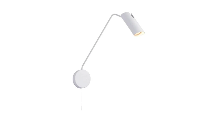 Kinkiet z wysięgnikiem i sznurkowym włącznikiem FUTURO biały na GU10 LP-17001/1WL WH Light Prestige