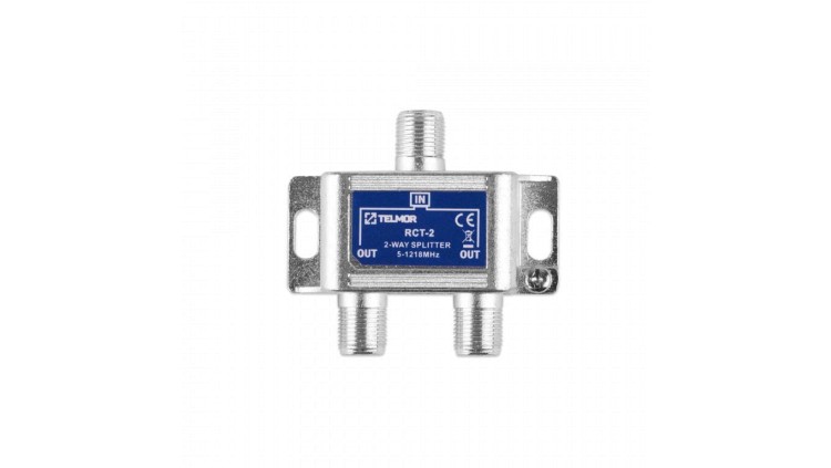 Rozgałęźnik TELMOR RCT-2 Splitter 2x1.2G