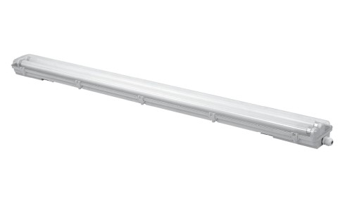 Oprawa hermetyczna z tubami LED 2xT8 18W 120cm IP65 + odbłyśnik LHR236P2T
