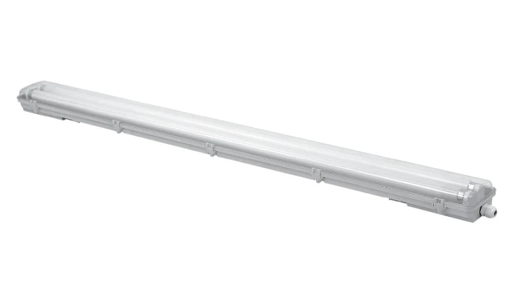 Oprawa hermetyczna z tubami LED 2xT8 18W 120cm IP65 + odbłyśnik LHR236P2T
