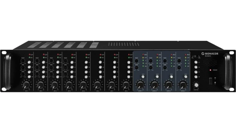 4-strefowy wzmacniacz matrycowy PA 4x120WRMS PA-M412