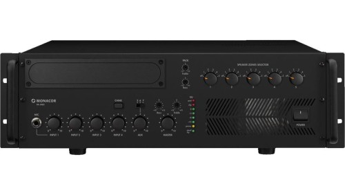 5-strefowy wzmacniacz miksujący PA, mono 480WMRS PA-5480