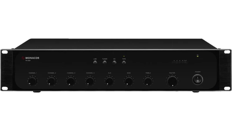 Wzmacniacz miksujący PA, mono, 240WRMS PA-924
