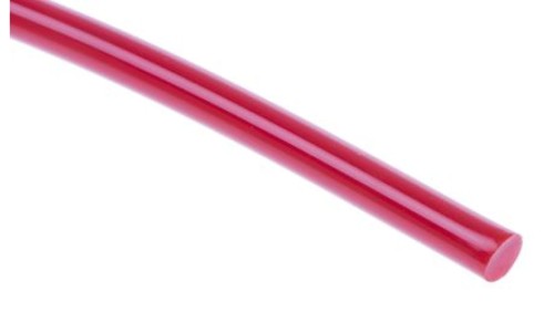 Zaokrąglony pas poliuretanowy, Czerwony, śr.: 5mm, dł. 30m, obc.: 4.9kg