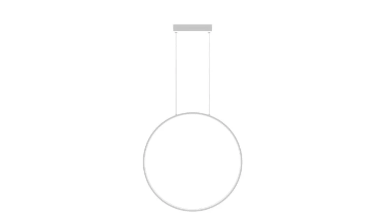 Lampa wisząca Mirror S koło – Nowoczesna elegancja z przełącznikiem barwy światła LP-999/1P S WH CCT Light Prestige