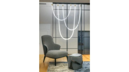 Lampa wisząca Rope Light 3M biały/złoty LP-642/3M Light Prestige